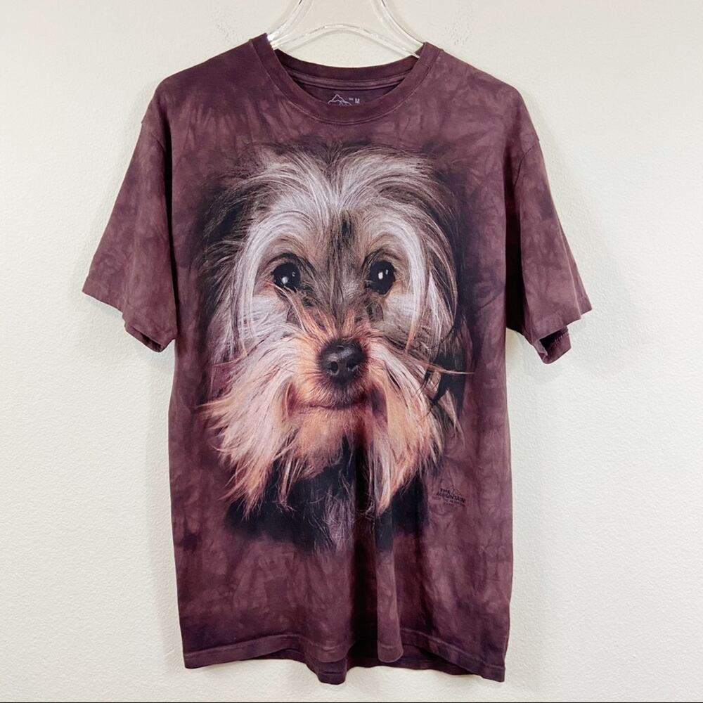 The Mountian | Yorkie Graphic Print T-shirt Sz M